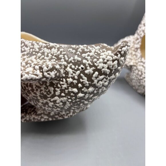 Vtg Set of 2 Royal Haeger Speckled Duck Planter Speckled Glaze - Picture 7 of 9